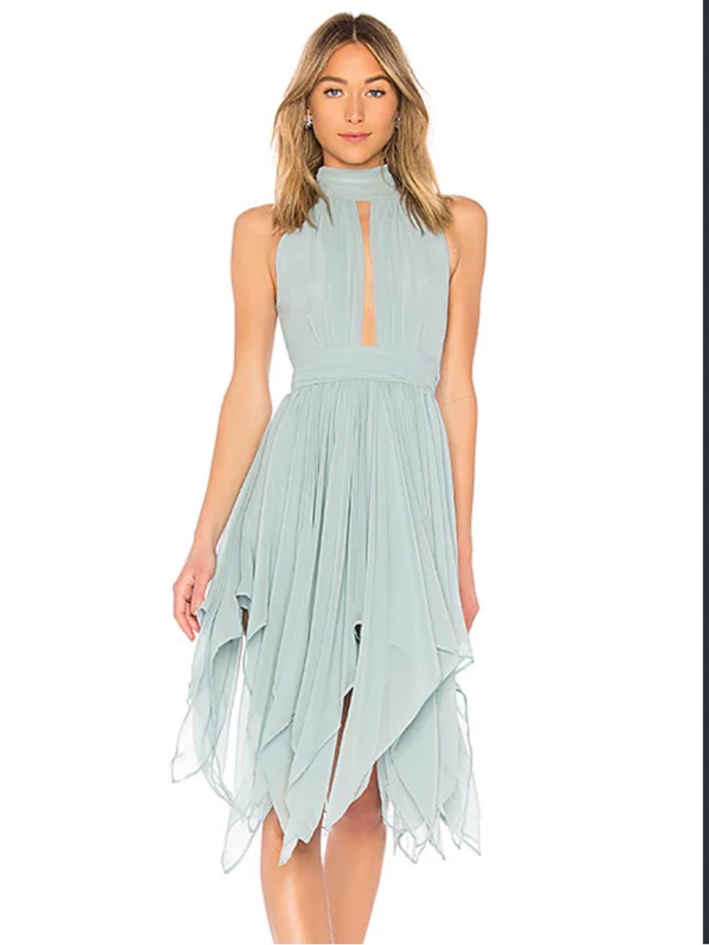Michael Costello x REVOLVE Andrea Dress in Seafoam